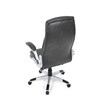 Kancelářské křeslo, houpací mechanismus, šedá ekokůže, KA-F1218 GREY