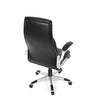 Kancelářské křeslo, houpací mechanismus, černá ekokůže, KA-F1218 BK