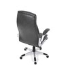 Kancelářské křeslo, houpací mechanismus, šedá ekokůže, KA-F1218 GREY