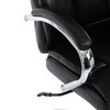 Kancelářské křeslo, houpací mechanismus, černá ekokůže, KA-F1385 BK