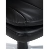 Kancelářské křeslo, houpací mechanismus, černá ekokůže, KA-F1218 BK