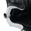 Kancelářské křeslo, houpací mechanismus, černá ekokůže, KA-F1218 BK