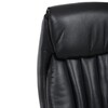 Kancelářské křeslo, houpací mechanismus, černá ekokůže, KA-F1218 BK