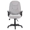Kancelářské křeslo, synchronní mechanismus, stříbrná látka, KA-G303 SIL2
