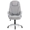 Kancelářské křeslo, houpací mechanismus, stříbrná, KA-G196 SIL2