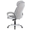 Kancelářské křeslo, houpací mechanismus, stříbrná látka, KA-G198 SIL2