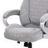 Kancelářské křeslo, houpací mechanismus, stříbrná, KA-G196 SIL2