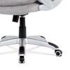 Kancelářské křeslo, houpací mechanismus, stříbrná látka, KA-G198 SIL2
