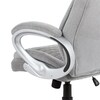 Kancelářské křeslo, houpací mechanismus, stříbrná, KA-G196 SIL2
