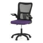 Dětská židle, houpací mechanismus, fialová síťovina, KA-K2006 PUR