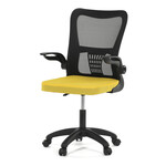 Dětská židle, houpací mechanismus, žlutá síťovina, KA-K2006 YEL