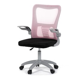 Dětská židle, výškově nastavitelná, růžová síťovina, KA-K2008 PINK