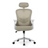 Kancelářská židle, houpací mechanismus, béžová síťovina, KA-K2031 BGE