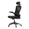 Kancelářská židle, houpací mechanismus, černá, KA-K2021 BK