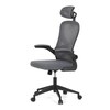 Kancelářská židle, houpací mechanismus, šedá, KA-K2021 GREY