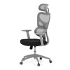 Kancelářská židle, houpací mechanismus, šedá, KA-K2081 GREY
