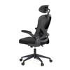 Kancelářská židle, houpací mechanismus, černá, KA-K2021 BK