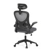Kancelářská židle, houpací mechanismus, šedá, KA-K2021 GREY