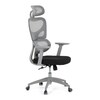 Kancelářská židle, houpací mechanismus, šedá, KA-K2081 GREY