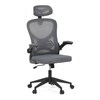 Kancelářská židle, houpací mechanismus, šedá, KA-K2021 GREY