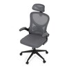 Kancelářská židle, houpací mechanismus, šedá, KA-K2021 GREY