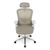 Kancelářská židle, houpací mechanismus, béžová síťovina, KA-K2031 BGE