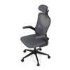 Kancelářská židle, houpací mechanismus, šedá, KA-K2021 GREY
