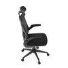 Kancelářská židle, houpací mechanismus, černá, KA-K2021 BK