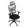 Kancelářská židle, houpací mechanismus, šedá, KA-K2080 GREY