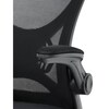 Kancelářská židle, houpací mechanismus, černá, KA-K2021 BK