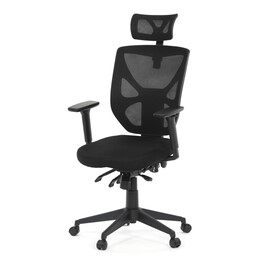 Kancelářská židle, asynchronní mechanismus, černá, KA-Q8250 BK