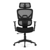 Kancelářská židle, synchronní mechanismus, černá látka, KA-Q8203 BK