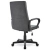Kancelářská židle, houpací mechanismus, šedá látka, KA-L608 GREY2
