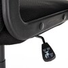 Kancelářská židle, houpací mechanismus, černá síťovina, KA-L601 BK