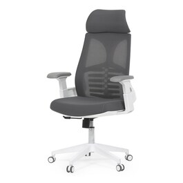 Kancelářská židle, houpací mechanismus, bílá, KA-S247 WT