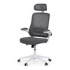 Kancelářská židle, houpací mechanismus, šedá síťovina, KA-Q843 GREY