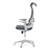 Kancelářská židle, houpací mechanismus, šedá síťovina, KA-S248 GREY