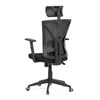 Kancelářská židle, houpací mechanismus, černá síťovina, KA-Q851 BK