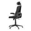 Kancelářská židle, houpací mechanismus, černá síťovina, KA-Q842 BK
