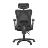 Kancelářská židle, synchronní mechanismus, černá síťovina, KA-R215 BK