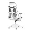 Kancelářská židle, houpací mechanismus, bílá, KA-S247 WT