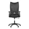 Kancelářská židle, houpací mechanismus, černá síťovina, KA-S248 BK