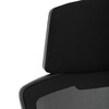 Kancelářská židle, výškově nastavitelná, černá látka, KA-R223 BK