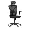Kancelářská židle, houpací mechanismus, černá síťovina, KA-Q851 BK