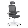 Kancelářská židle, houpací mechanismus, šedá síťovina, KA-Q843 GREY