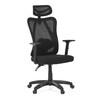 Kancelářská židle, synchronní mechanismus, černá síťovina, KA-R215 BK