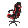 Herní křeslo, synchronní mechanismus, černá látka, KA-R209 RED