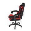 Herní křeslo, synchronní mechanismus, černá látka, KA-R209 RED
