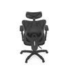 Kancelářská židle, synchronní mechanismus, černá síťovina, KA-R215 BK