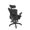 Kancelářská židle, synchronní mechanismus, černá síťovina, KA-R215 BK